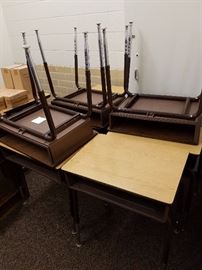 desk after desk after desk meets high standard for usage in public settings, classroom, library, cafeteria, office