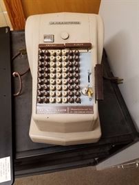 keep your money straight with this old adding machine