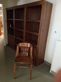 solid wood chair (one of a kind)