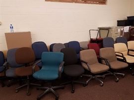 chairs of many colors