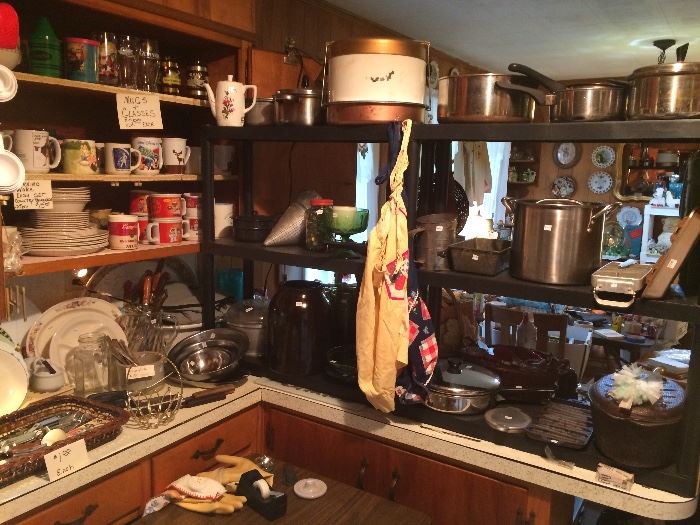 Revere Ware, Guardian Ware, Pots and Pans, Dishes, Coffee Cups, 