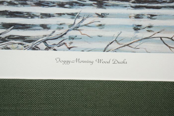 "Foggy Morning Wood Ducks" by Jake Taylor 171/500