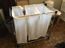 Laundry sorter on wheels 