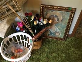 Picture, roses, more decor