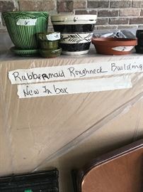 New in 2 large boxes - never assembled - large storage shed by Rubbermaid. Perfect for anyone who needs extra storage!