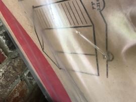 Diagram of storage shed