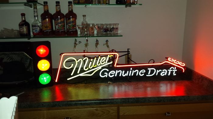 MILLER GUITAR neon sign