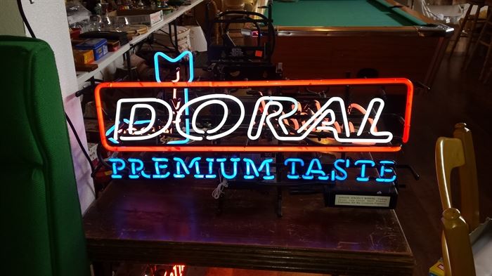 Doral Premium Taste Neon Sign