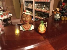 Woman before and after cocktails 