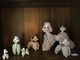 Sassy spaghetti noodle vintage poodles