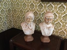 Ceramic older couple