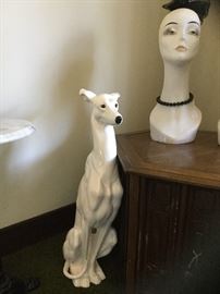 Ceramic greyhound 