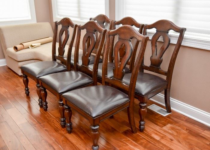 Set of 8 Dining Chairs (2 Captain's Chairs & 6 Side Chairs)