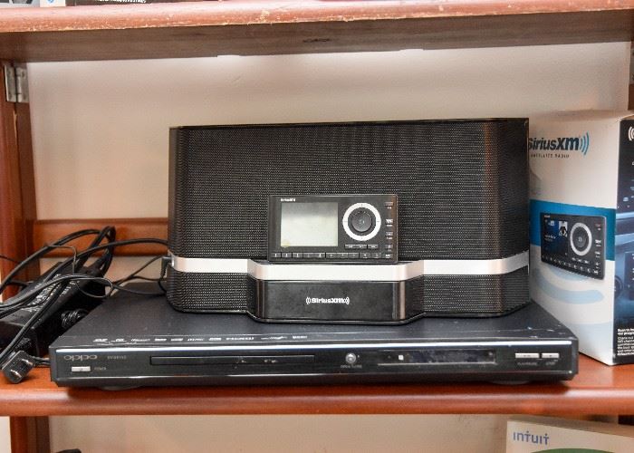 DVD Player and Sirius XM with Speaker 