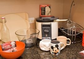 Deep Fryer, Coffee Mugs, Chicago Bears Bowl, Banana Hammock, Etc.