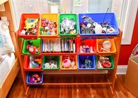 Rack of Bins, Toys, Wii Games