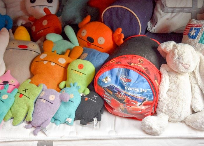 Stuffed Animals, Sleeping Bag