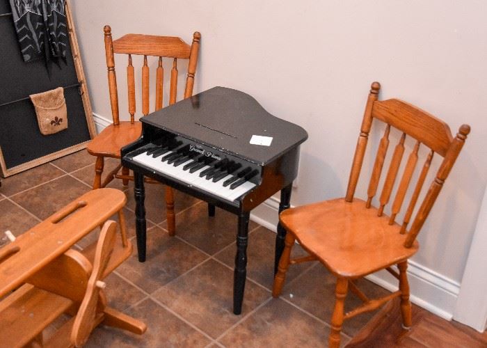 Children's Chairs & Piano