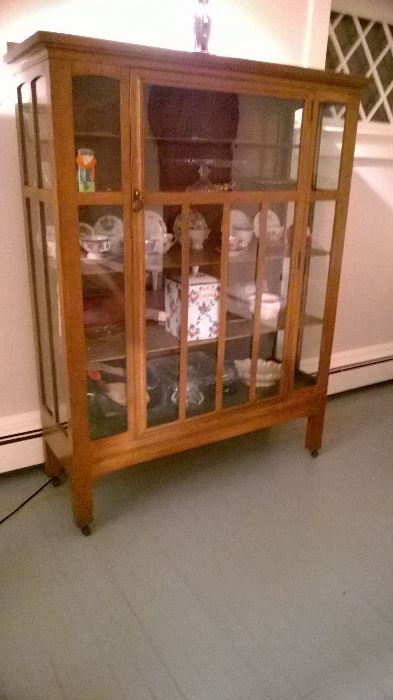 Antique Mission China Cabinet
(Contents not for sale)