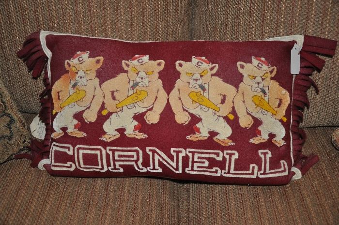 Neat Vintage Cornell University Pillow
