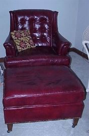 RED LEATHER CHAIR