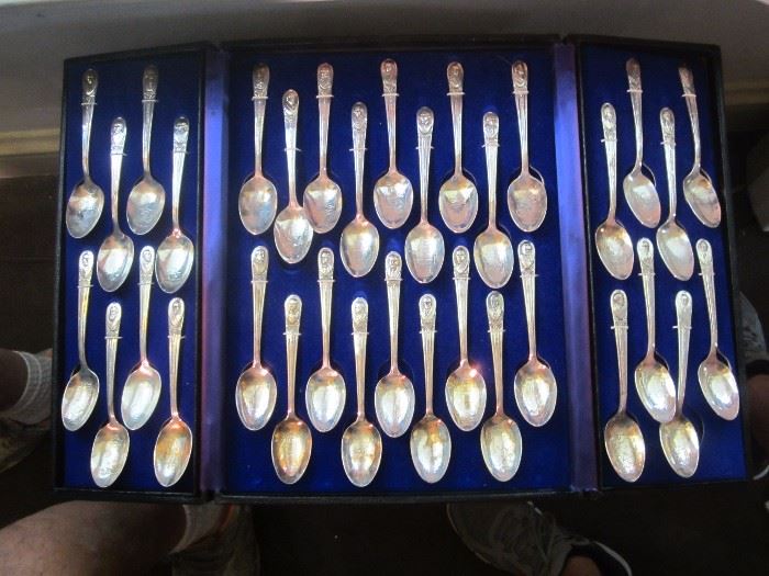Presidential spoon set