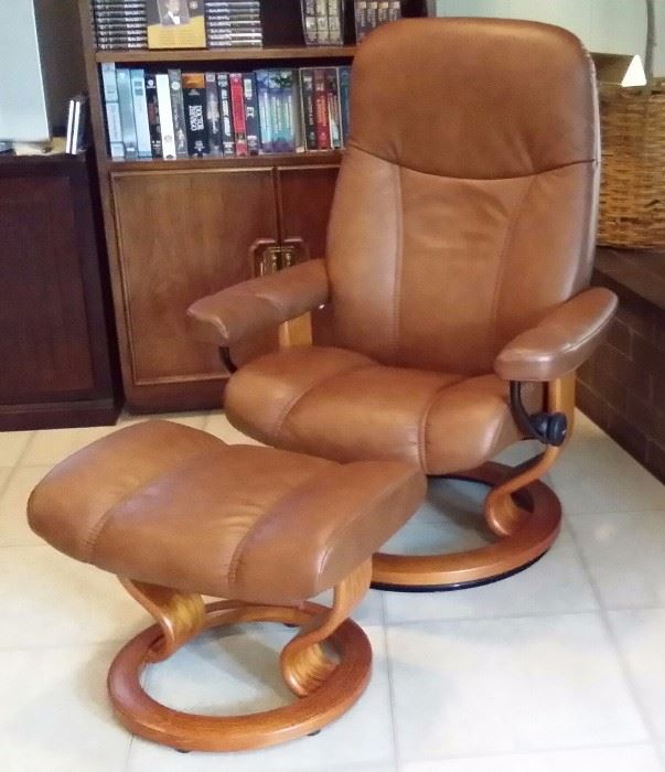 Ekornes Stressless leather recliner