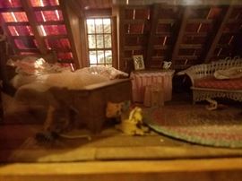 Attic room diorama