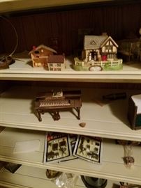 Miniature furniture, houses, and utensils