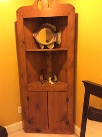 2 ANTIQUE CORNER CABINETS AVAILABLE