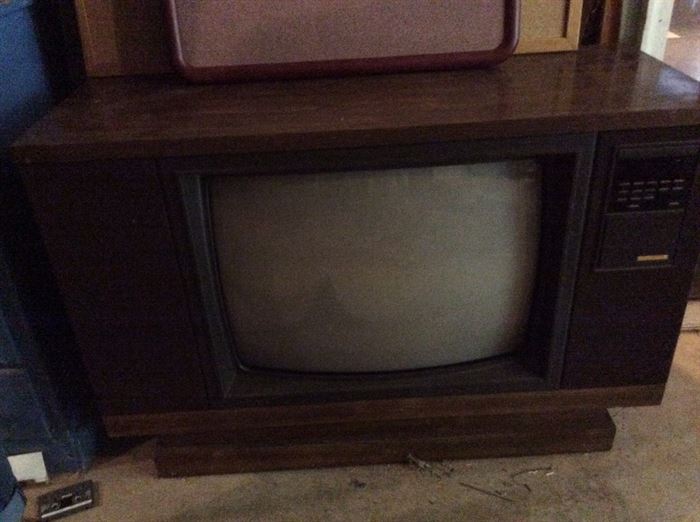OLD TV THAT CAN BE GUTTED AND USED AS A DOG HOUSE FOR INDOORS