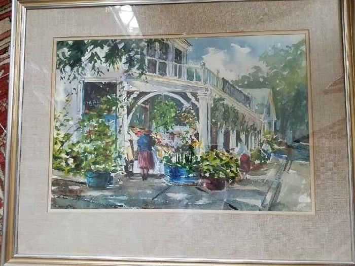 Don Stone Watercolor, Signed and Dated