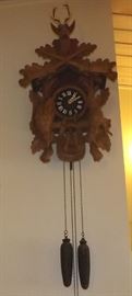 FVM011 Vintage Black Forest W. Germany Cuckoo Clock
