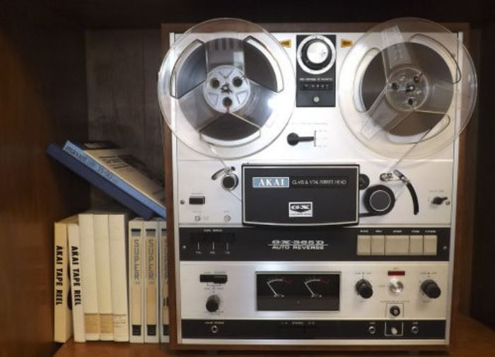 FVM028 Vintage Akai Tape Reel with Reels
