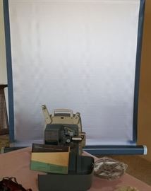 FVM060 Bell & Howell Projector & Radiant Glow Master Screen
