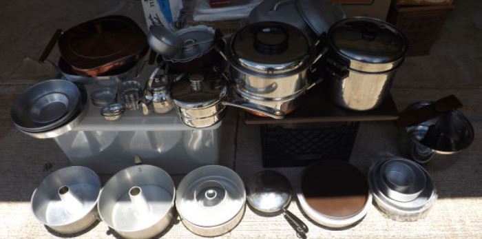 FVM100 Silver Seal Pots, Farberware Pots, Bundt Pans, More
