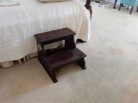 Mahogany Bed Steps