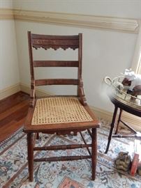 Eastlake Side Chair With Caned Seat