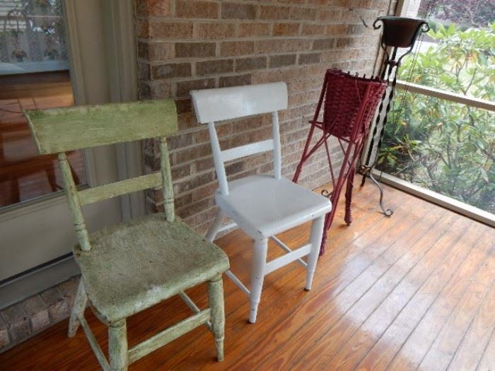 Painted Wood Kitchen Chairs