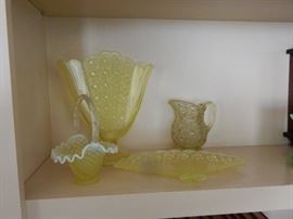 Fenton & Other Vaseline Glass
