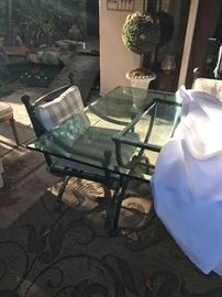 Detail of the Kreiss Patio table