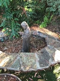St Francis praying with a bird