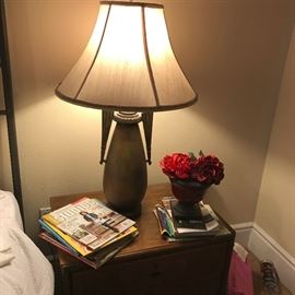Lamps! Bedside table