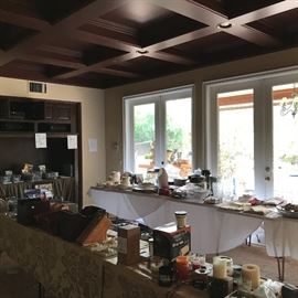 Some of the skylander and some of the kitchen, candles etc