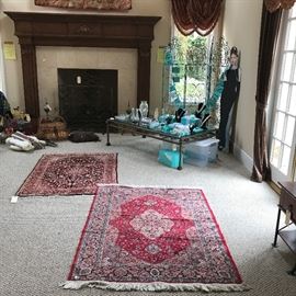 Persian Rug hand made - also machine made rug in a persian style- machine rug sold