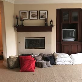 Pillows! Candles, pictures