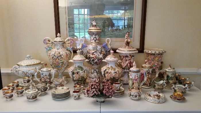 Part of a larger Capodimonte Collection.