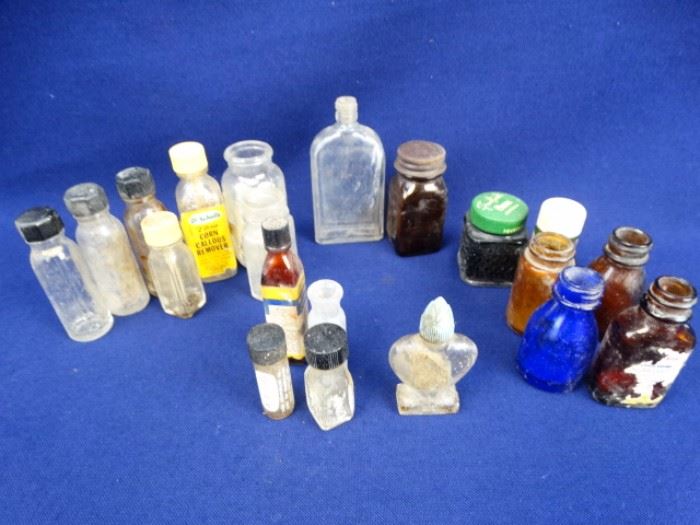 Collection of Small Vintage Bottles