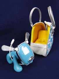 Cute Aqua Robot Dog Toy