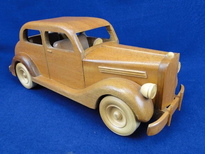 Wooden Vintage Sedan